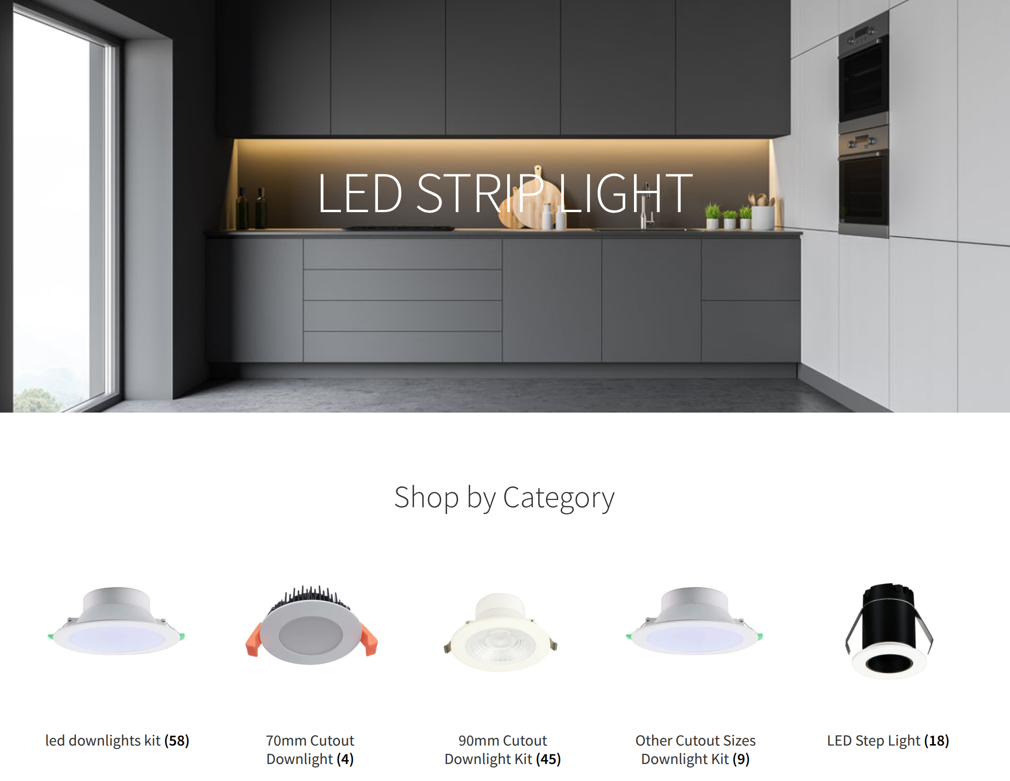 LED Light Melbourne website preview